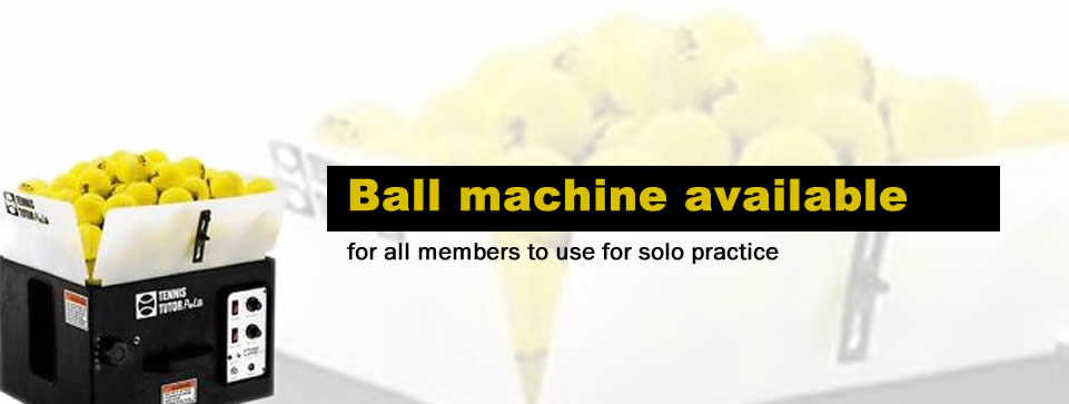 Ball machine available